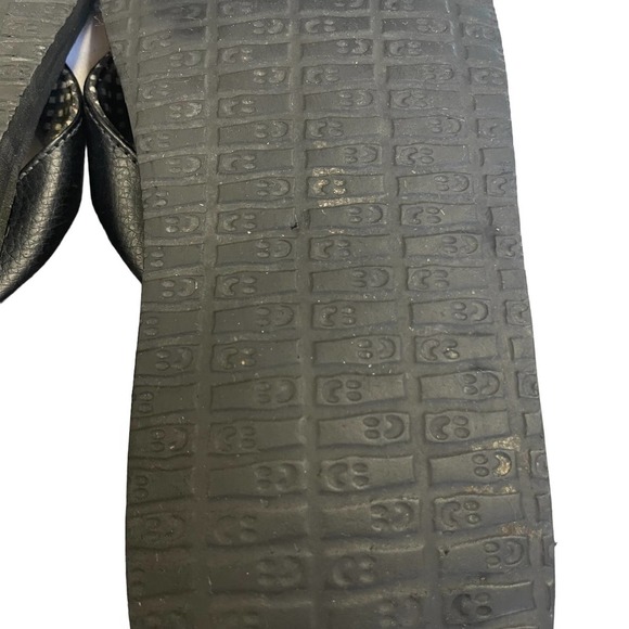 Sanuk WOMEN'S 8 / 40 SANDALS YOGA MAT BLACK Beach FLIP FLOPS SLIP ON Thongs - Picture 10 of 11